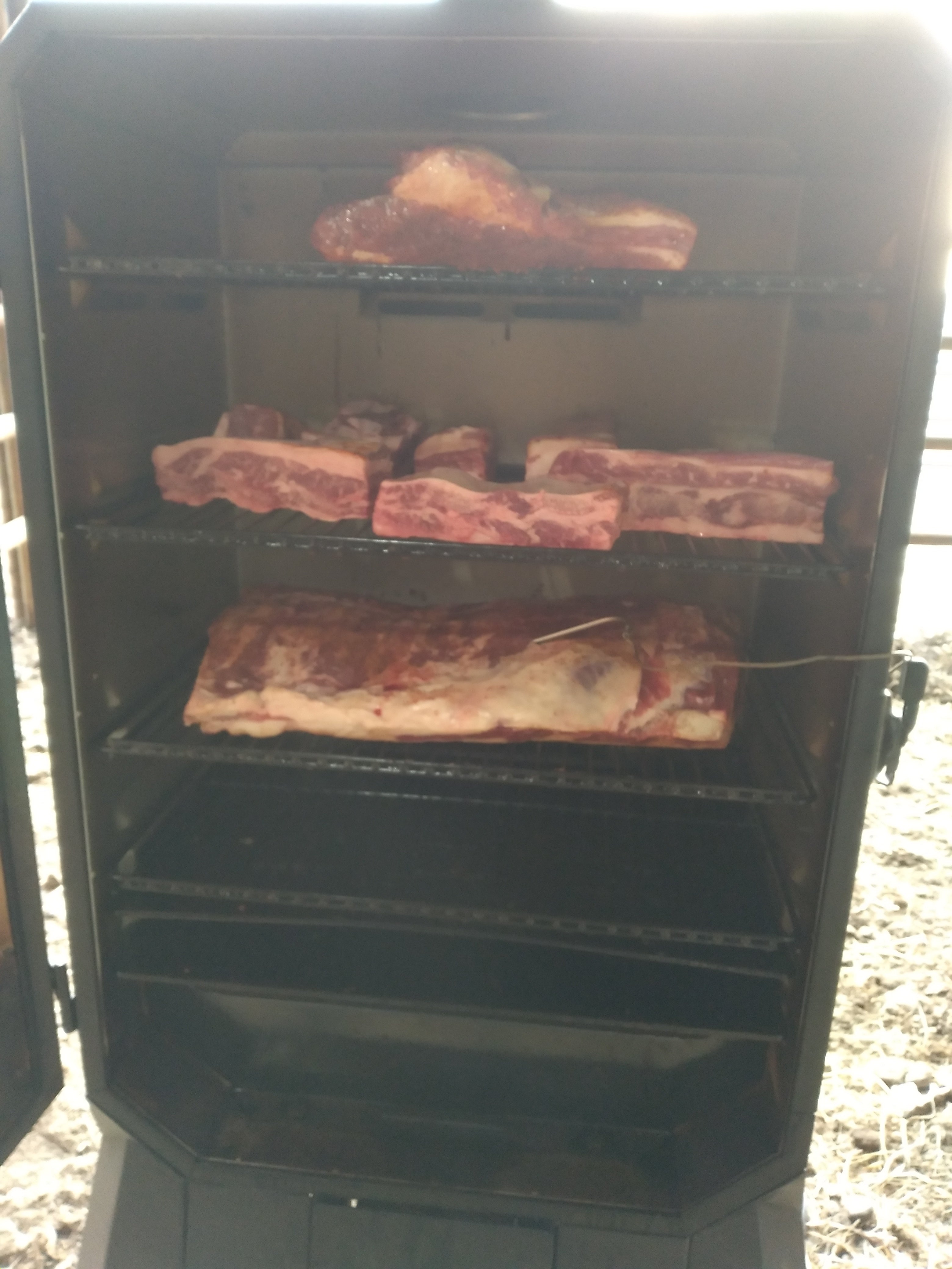 Smoker/grill box